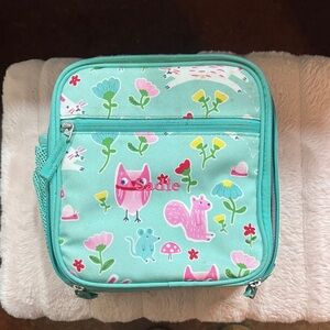 Pottery Barn Kids Teal and Pink Animal Print Bag​